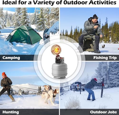Buyplus Propane Heater 15,000BTU Portable Outdoor with Safety Shut-off Valve H109