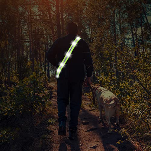 OLIKER LED Flashing Sash for Running Cycling Hiking Night Safety L302292