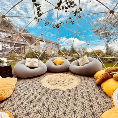 Garden Dome Igloo 12FT Clear Bubble Tent Outdoor Weather Proof Camping Patio G12136