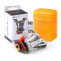 Etekcity Ultralight Portable Outdoor Backpacking Camping Stove with Piezo Ignition (Orange, 1 Pack)