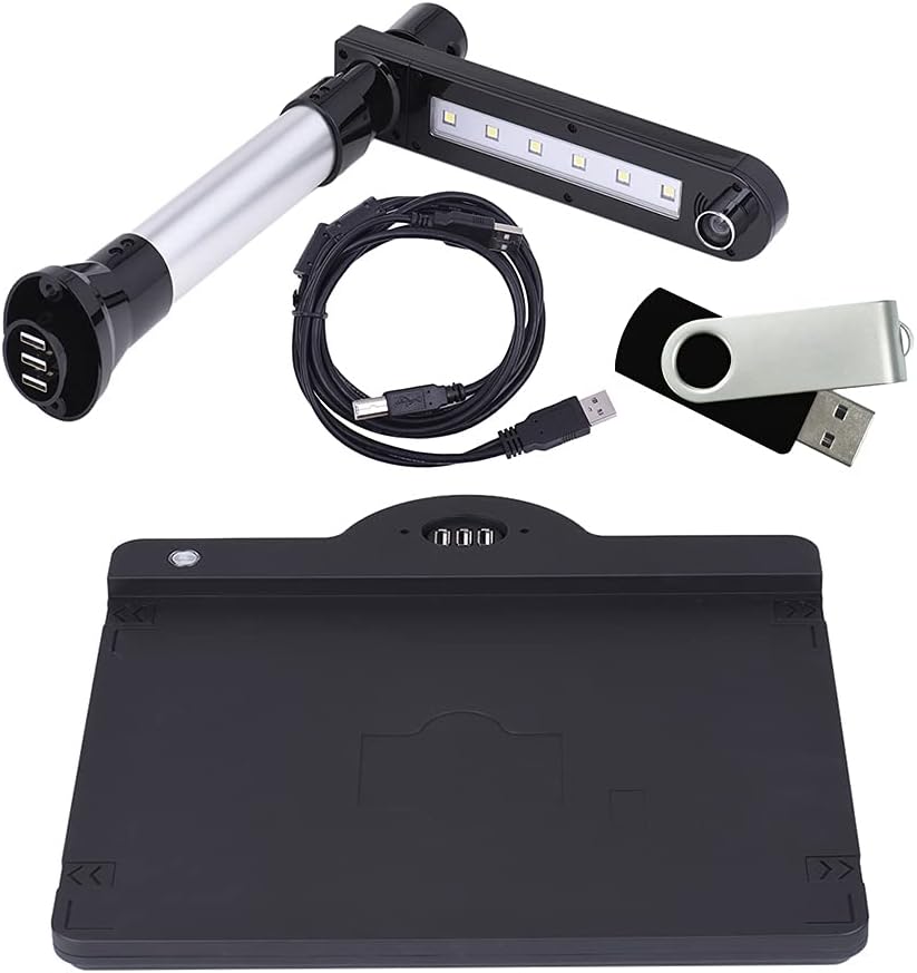 Adjustable Dual Lens USB Document Camera Scanner with OCR, A3 L479