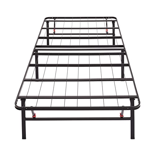 Amazon Basics Foldable Metal Bed Frame with Storage, Full Size, Black A770