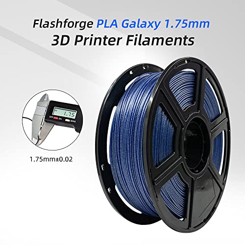 FLASHFORGE PLA Filament 1.75mm Burnt Titanium, Color Changeable 3D Printer Filament 1kg T433110