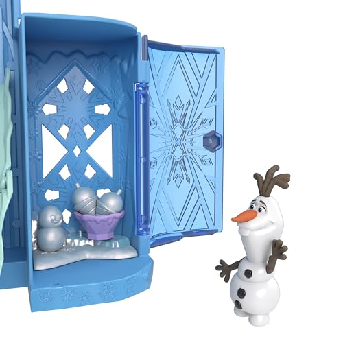 Mattel Disney Princess Storytime Stackers Elsa Ice Palace Dollhouse with Doll & 8 Pieces S8121