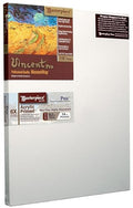 MASTERPIECE Z1VA-0505 Vincent Pro 7/8" Deep Muir Belgian Linen 12.0 oz Acrylic Primed Stretched Canvas 5" x 5"