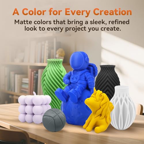 FLASHFORGE PLA Filament 1.75mm Burnt Titanium, Color Changeable 3D Printer Filament 1kg T433110