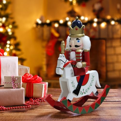 Wooden Nutcracker Soldier Tabletop Christmas Decoration A9504