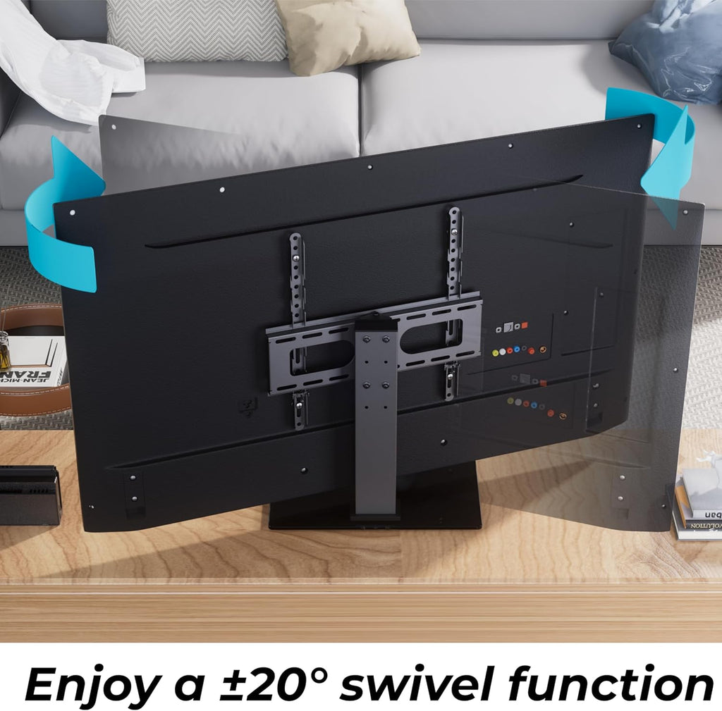 Swivel Universal TV Stand Base, Height Adjustable for 23-55 inch TVs, Black M27003