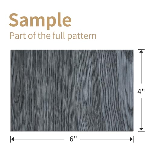 ATOPOSE Peel and Stick Vinyl Flooring 36pcs 6"×36" Wood Effect Waterproof D74600