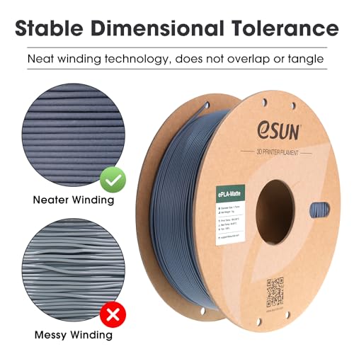 eSUN PLA+ Filament 1.75mm 3D Printer Filament, 1KG Spool, Fire Engine Red Q357