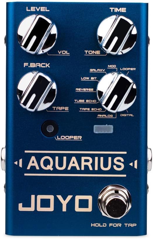 JOYO Effect Pedals Digital Delay Reverb with Looper for Electric Guitar A59576