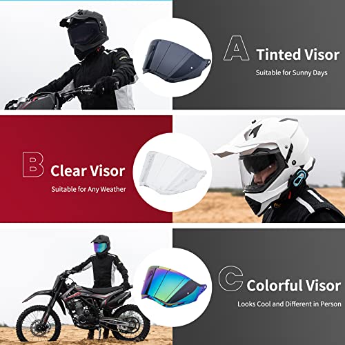ILM Tinted Visor for WS902 Dual Sport Helmet L79034