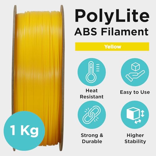 Polymaker PolyLite ABS Filament 1.75mm Black, 1kg F638424