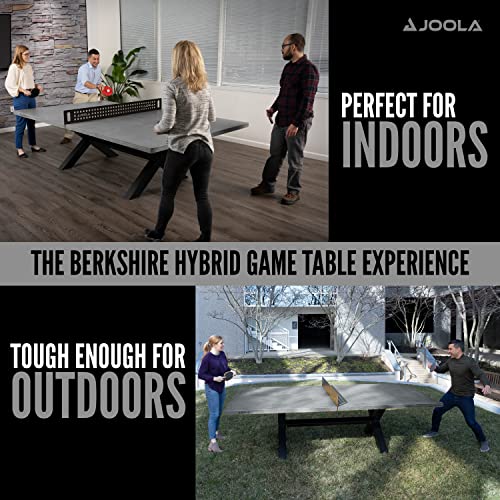 JOOLA Berkshire Outdoor Table Tennis Table with Steel Net Set V7346