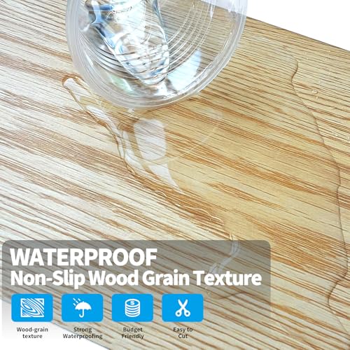 ATOPOSE Peel and Stick Vinyl Flooring 36pcs 6"×36" Wood Effect Waterproof D74600