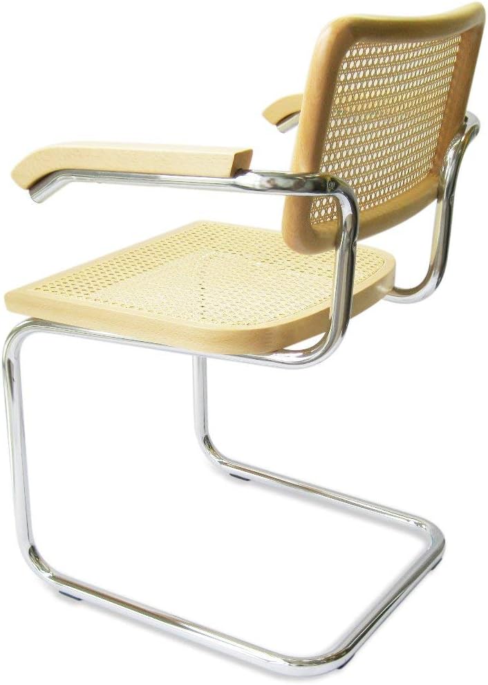 Marcel Breuer Cesca Cane Cantilever Armchair with Chrome Frame Q26386