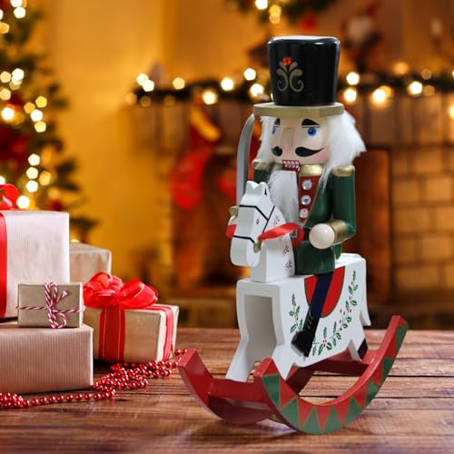 Wooden Nutcracker Soldier Tabletop Christmas Decoration A9504
