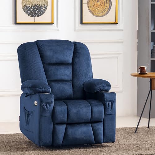 MCombo Small Power Lift Recliner Chair with Massage and Heat, Brown N356790