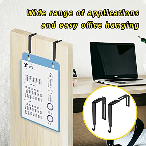 12 Pcs Adjustable Cubicle Wall Hooks with Cross Screwdriver F34947