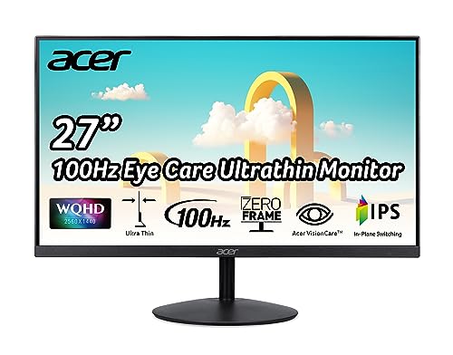 acer SB240Y G0bi 23.8" IPS Full HD Ultra-Slim Monitor with Adaptive-Sync, 120Hz, HDMI & VGA M6683