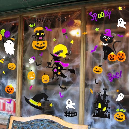 Christmas Window Clings Gel Snowflake Snowman 6-Piece Set F295752
