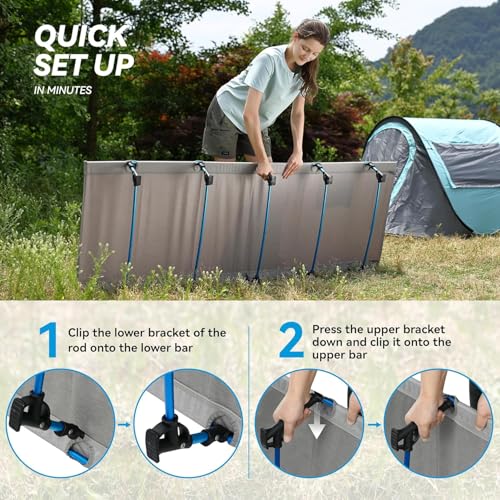 Ultralight Aluminum Camping Cot, Portable Folding Bed with Oxford Fabric E555