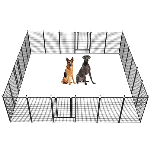 FXW Rollick Dog Playpen 32 Inch 16 Panels for Small and Medium Dogs E405995