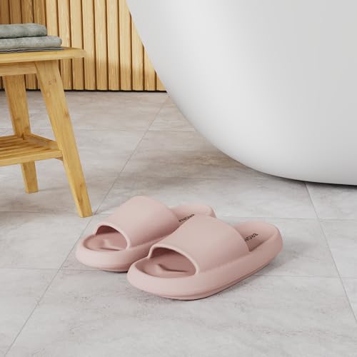 BRONAX Pillow Slippers for Women and Men, Cushioned Thick Sole B486351