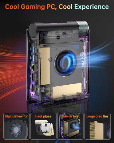 ACEMAGICIAN S3A Mini PC, Ryzen 7 5875U, 16GB DDR4 512GB NVMe SSD F699390