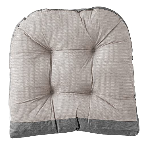Sweet Home Collection Rocking Chair Cushion Tufted Pads Non Skid with Ties, Sage V37819