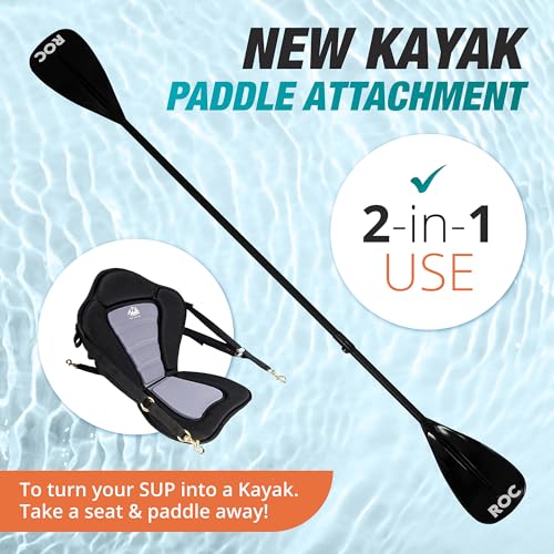 Roc Inflatable Stand Up Paddle Board with Premium Accessories, Wide Non-Slip Deck A34223