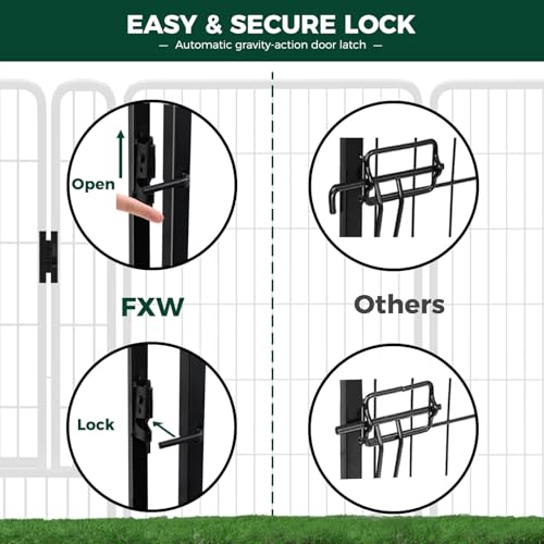 FXW Rollick Dog Playpen 32 Inch 16 Panels for Small and Medium Dogs E405995