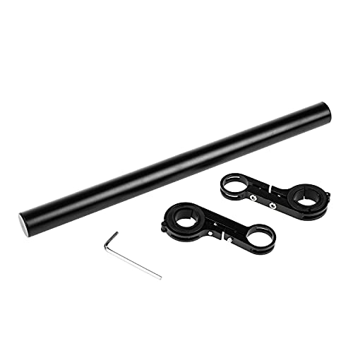 Bicycle Handlebar Extender, Aluminum Alloy, 30cm, Black Q89099