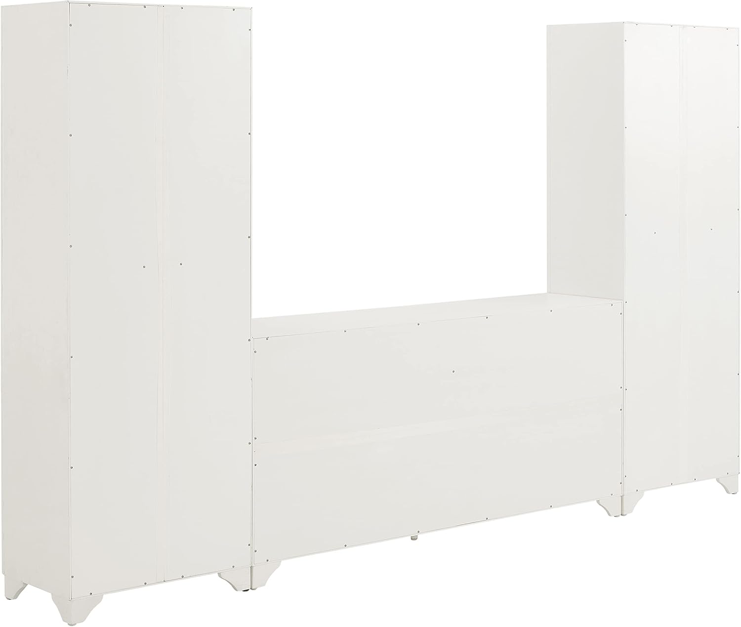 Crosley Furniture Tara 3-Piece Entertainment Set with Sideboard and 2 Storage Cabinets P4215