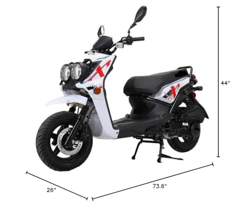 HHH Rocket 150 Moped Gas Vitacci Scooter 150cc Automatic Adult Bike T129