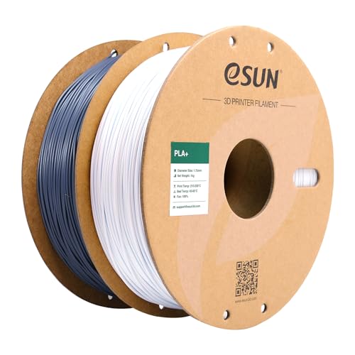eSUN PLA+ Filament 1.75mm 3D Printer Filament, 1KG Spool, Fire Engine Red Q357