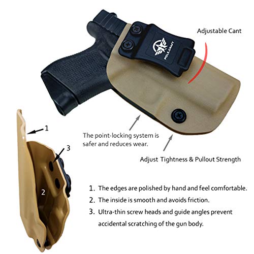 POLE.CRAFT IWB Kydex Holster for Glock 43 / 43X R9171