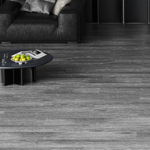 ATOPOSE Peel and Stick Vinyl Flooring 36pcs 6"×36" Wood Effect Waterproof D74600