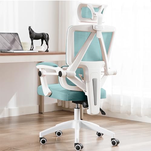 Ergonomic Office Chair High Back Mesh Desk Chair with Lumbar Support and Adjustable Headrest Computer Gaming Chair Executive Swivel Chair work chair
