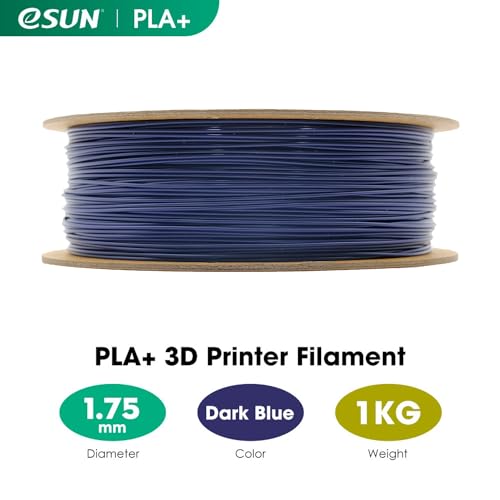 eSUN PLA+ Filament 1.75mm 3D Printer Filament, 1KG Spool, Fire Engine Red Q357