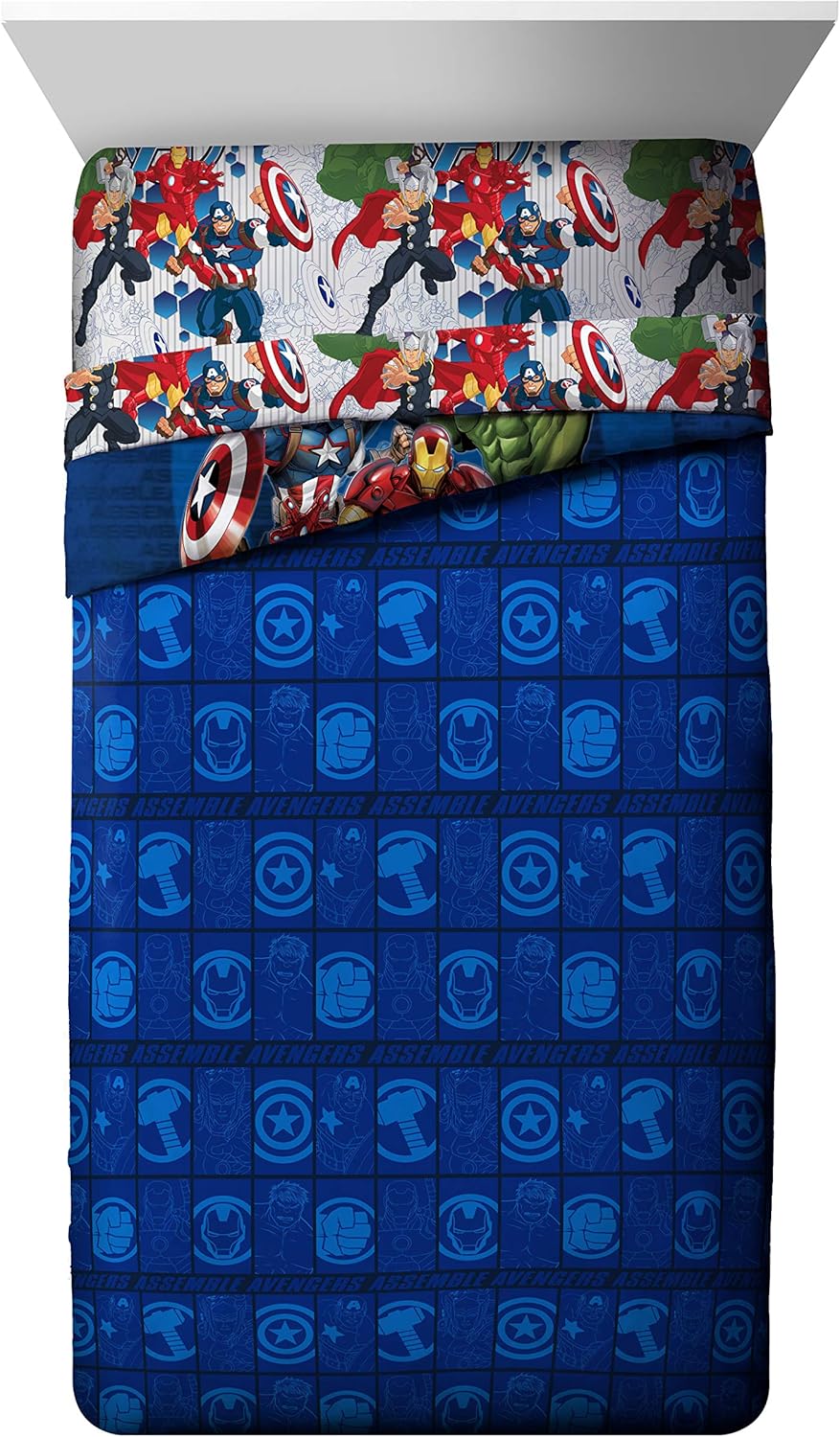 Jay Franco Marvel Avengers Blue Twin Bed Set G43281