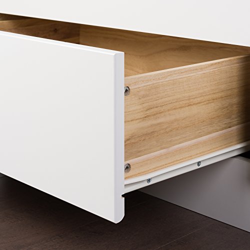 Prepac Mate's Full 6-Drawer Platform Storage Bed, White X374