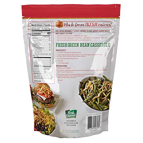 Fresh Gourmet Crispy Onions 24 oz Salad Topper S489