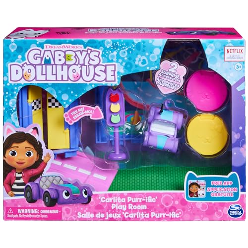 Gabby’s Dollhouse Purrfect Dollhouse with 15 Pieces, Kids Toys for Ages 3 and up Y434538