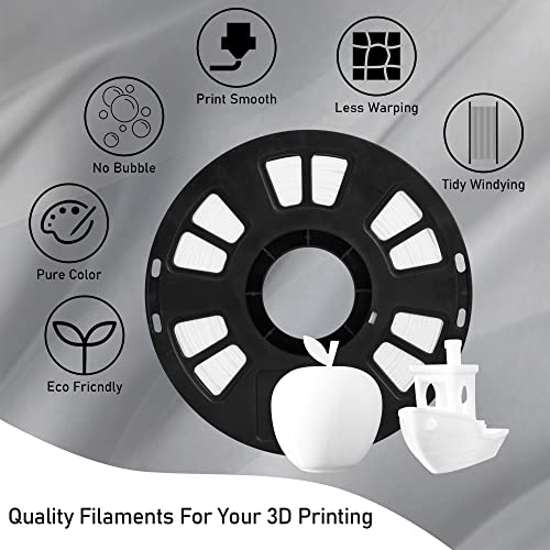 MIKA3D Bicolor Silk PLA 3D Printer Filament Bundle, 1.75mm, 6 Spools V5573