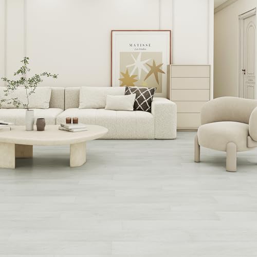ATOPOSE Peel and Stick Vinyl Flooring 36pcs 6"×36" Wood Effect Waterproof D74600