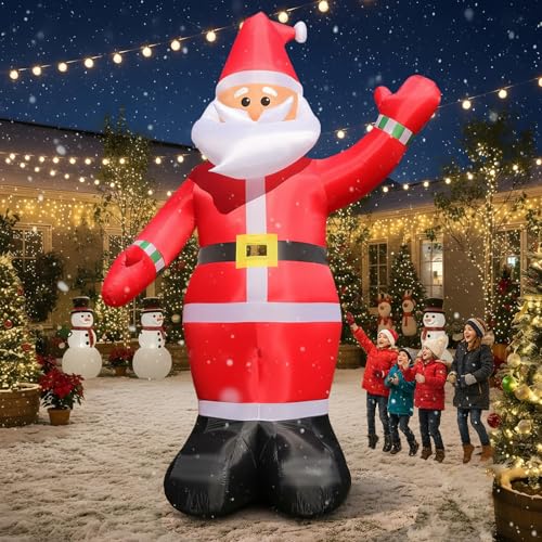 FunFanso 14 FT Christmas Inflatable Snowman with LED Light U47374
