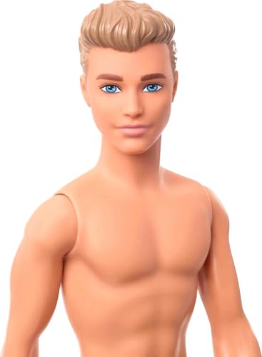 Ken Fashion Doll Beach-Themed Striped Swimsuit W501568
