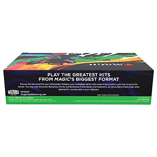 Magic The Gathering Commander Masters Set Booster Box - 24 Packs Y69194