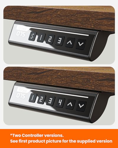 ErGear Height Adjustable Electric Standing Desk 48 x 24 Inches, Walnut S608